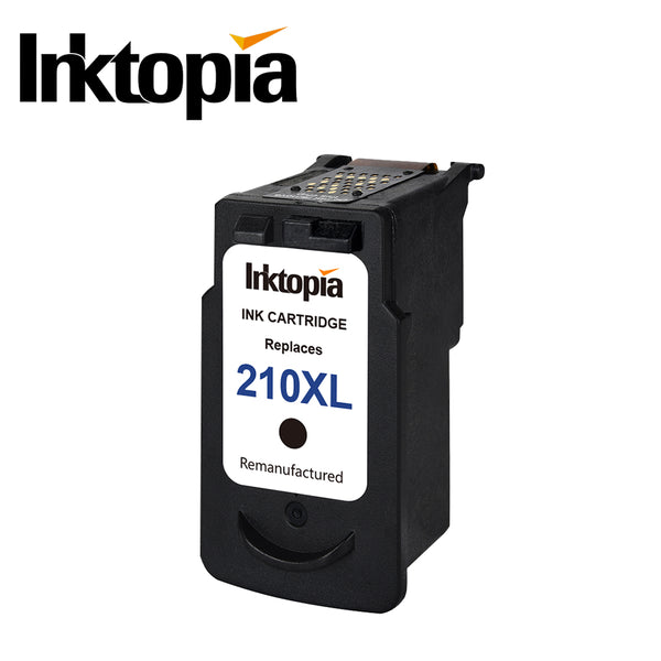 Inktopia Remanufactured Ink Cartridge Replacement for Canon PG 210XL 210 (2 Black) Comptaible with MP495 MP250 MX320 MX410 iP2702 MP280 MX340 MX330 MP240 iP2700 MX420 MP270 MX360 MP490 MP480 MX350 ect