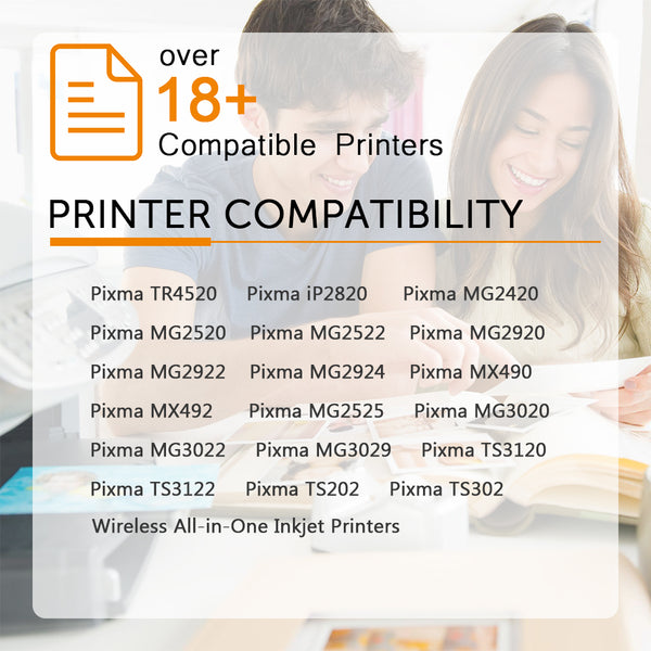 4 Pack Remanufactured Ink Cartridge Replacement for PG 245XL (4 Black) with Ink Level Indicator Used in Canon PIXMA iP2820 MG2420 MG2520 2920 MG2922 MG2924 MX492 MX490 Printer