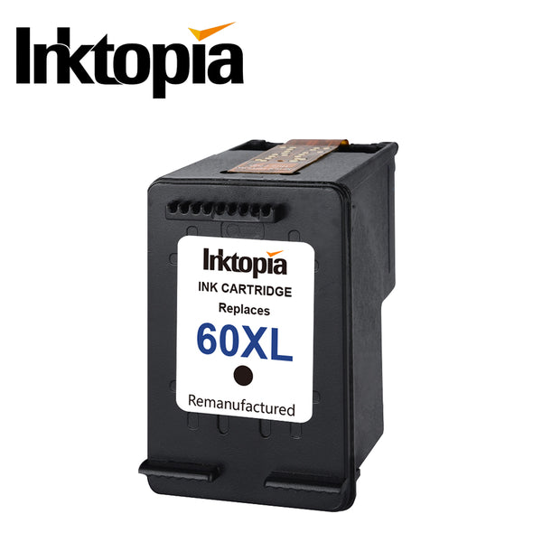 Inktopia Remanufactured Ink Cartridges Replacement for HP 60XL 60 XL CB336WN CB338WN High Yield (1 Black, 1 Tri-Color) for HP Photosmart C4680 D110 Deskjet D2680 F2430 F4210 Printer