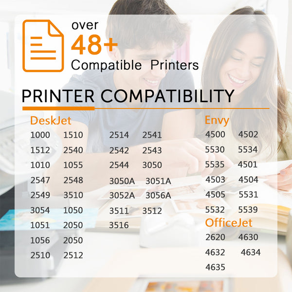 Inktopia Remanufactured Ink Cartridge Replacement for HP 61 XL 61XL (2 Black) CH563WN High Yield for HP Envy 4500 5530 5534 5535 OfficeJet 4635 4630 2620 Printer