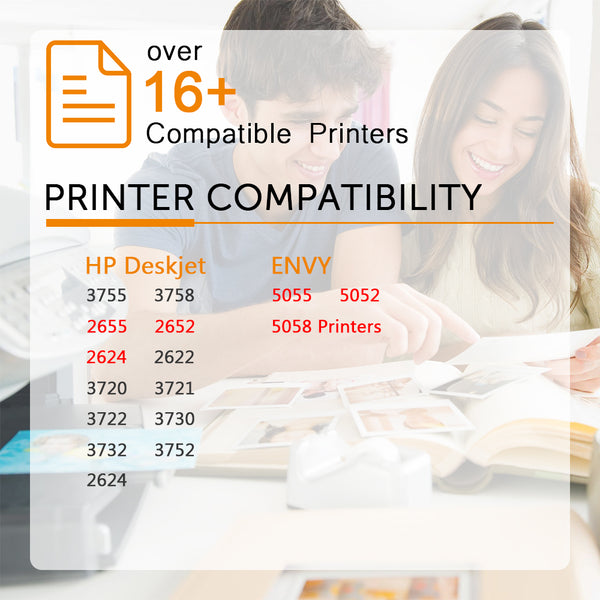 Inktopia Remanufactured Replacement for HP 65 65xl Ink Cartridge with Updated Chip Used on HP Envy 5055 5052 Deskjet 2655 3755 2622 2624 3758 3752 3732 3730 3722 3721 Printer (1 Tri-Color)