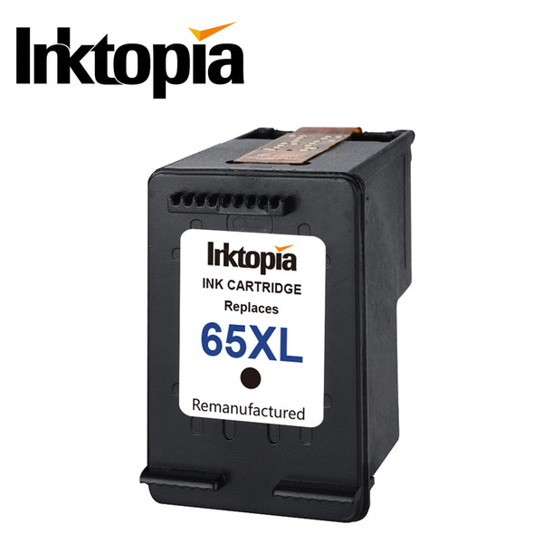 Inktopia Remanufactured for HP 65 XL 65XL Ink Cartridge High Yield, 2 Black and 1 Tri-Color, Use with HP Deskjet 3755 3752 3758 3732 3730 3721 3720 2624 2622 All-in-one Printer High Yield