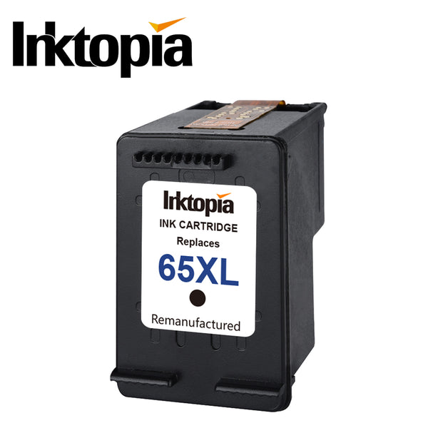 Inktopia Remanufactured Replacement for HP 65 65XL N9K04AN Ink Cartridges Updated Chip, High Yield Work with HP Envy 5055 5052 5058 Deskjet 3755 2652 2655 3752 3730 3720 3721 3722 Printer 1 Black