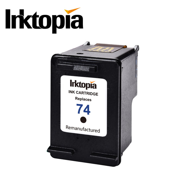 Remanufactured High Yield Ink Cartridge Replacement for HP 74 CC659FN CB335WN CB337WN (2 Black Normal) Used in HP Officejet J6480 J5780 J5780 Deskjet D4260 D4360 Photosmart C4280 C5280 C4480 C4580