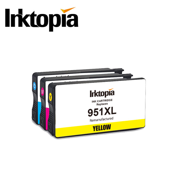 Inktopia 950XL 951XL Compatible Ink Cartridge Replacement for HP 950 XL 951 XL Ink Cartridge Works with HP OfficeJet Pro 8600 8610 8620 8100 8630 8660 8640 8615 8625 276DW 251DW 271DW Printer