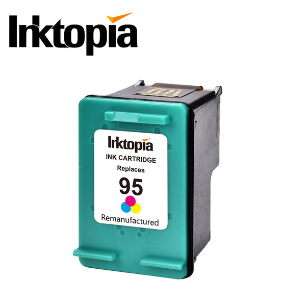 Inktopia Remanufactured Ink Cartridge Replacement for HP 98 95 (1 Black, 1 Tricolor) 2 Pack