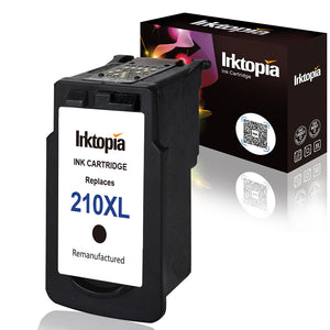 1 Pack Remanufactured Ink Cartridge Replacement for Canon PG 210XL 210 (1 Black) Comptaible with Canon PIXMA IP2700 IP2702 MP240 MP250 MP270 MP280 MP490 MP495 MP499 MX320 MX330 MX340 MX350 MX360 MX420