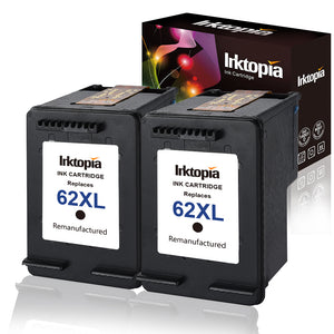Inktopia Remanufactured Replacement for HP 62XL 62 XL Ink Cartridge (C2P05AN)