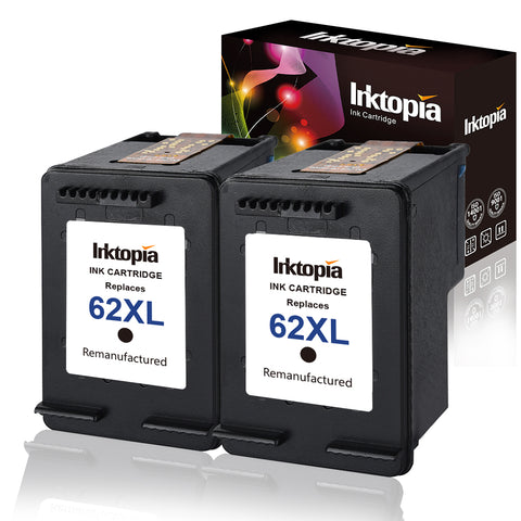 Inktopia Remanufactured Replacement for HP 62XL 62 XL Ink Cartridge (C2P05AN)