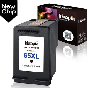 Inktopia Remanufactured Replacement for HP 65 65XL N9K04AN Ink Cartridges Updated Chip, High Yield Work with HP Envy 5055 5052 5058 Deskjet 3755 2652 2655 3752 3730 3720 3721 3722 Printer 1 Black